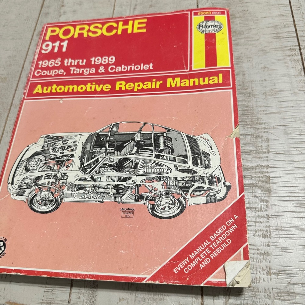 Haynes Porsche 911 Automotive Repair Manual 1965-1985 038345002649